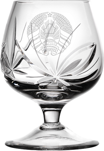 Набор рюмок лазерной гравировкой "Герб РБ" 150 г.